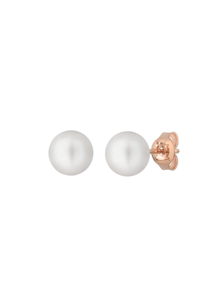  Mimi Classic Pearl Earrings 7-7.5 mm O21BIKFW1