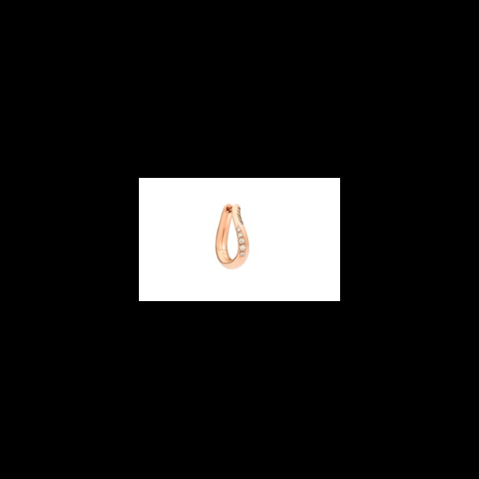 Dodo Wave Essentials Earring in Rose Gold and diamonds