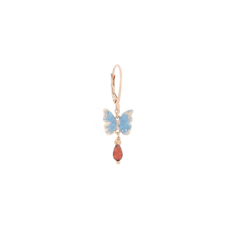  Maman et Sophie Small Earring With Blue Butterfly ORFAR15GR