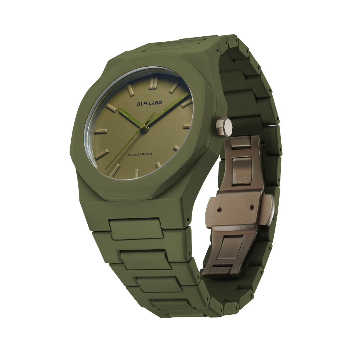 D1 Milano Polycarbon Military Green D1-PCBJ22