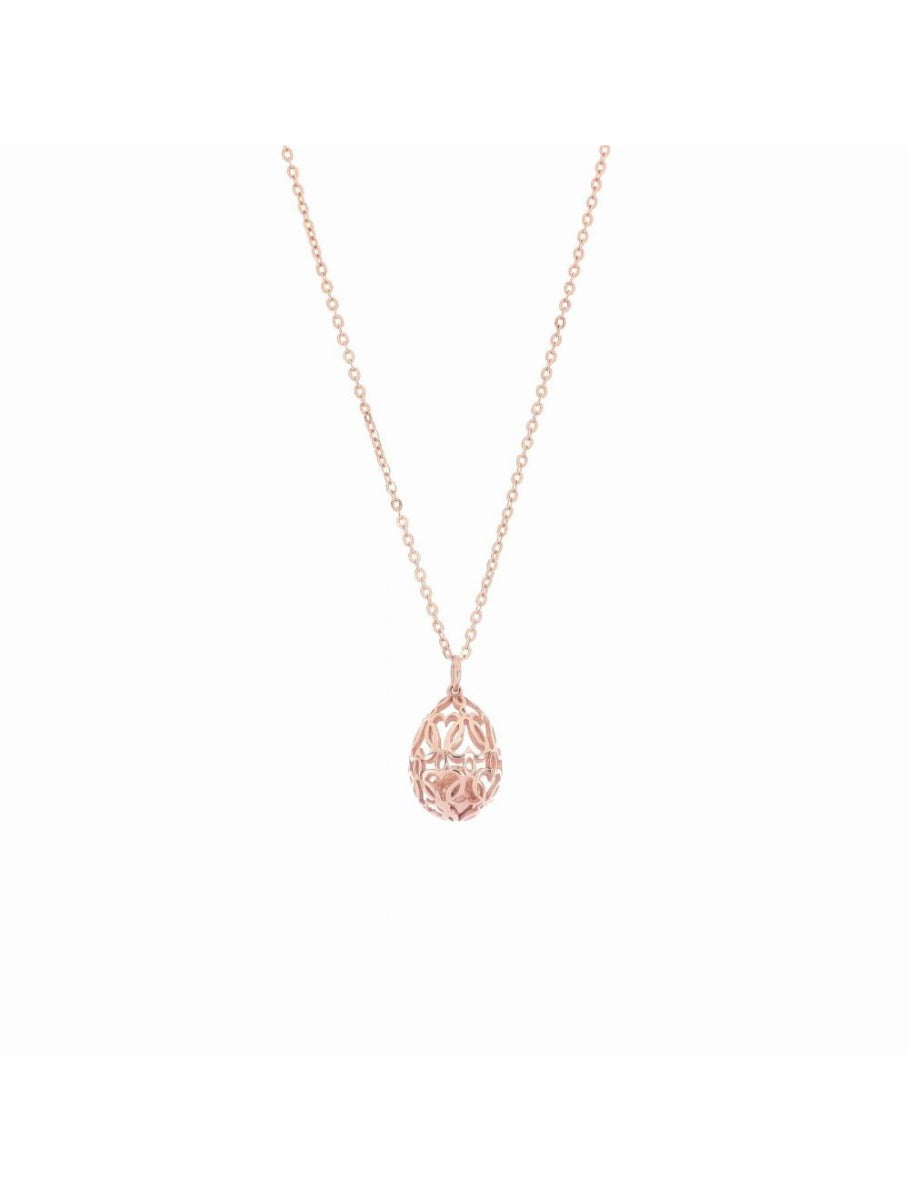  Maman et Sophie Necklace Call Angels Pink Silver PDMESCARO