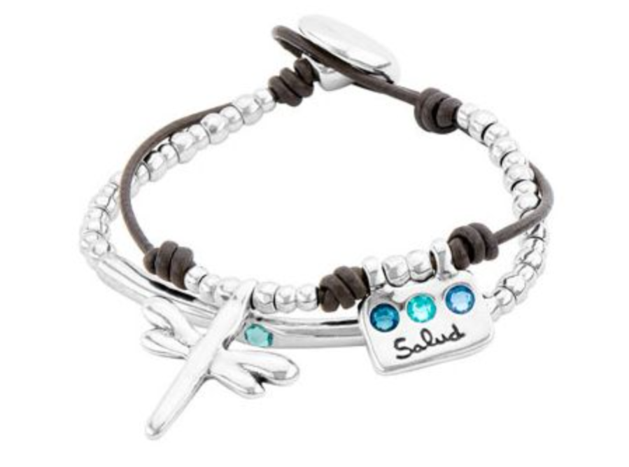  Uno De 50 Heal-Me Bracelet PUL2059AZUMTL0M