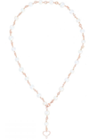  Maman et Sophie Necklace Short Rosary White Pearls RPLABB