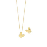  Salvini I Segni Butterfly necklace in yellow gold