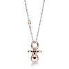 Le Bebè Pacifiers Suonamore Pendant Rose Gold Plated Silver SNM002