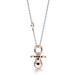 Le Bebè Pacifiers Suonamore Pendant Rose Gold Plated Silver SNM002