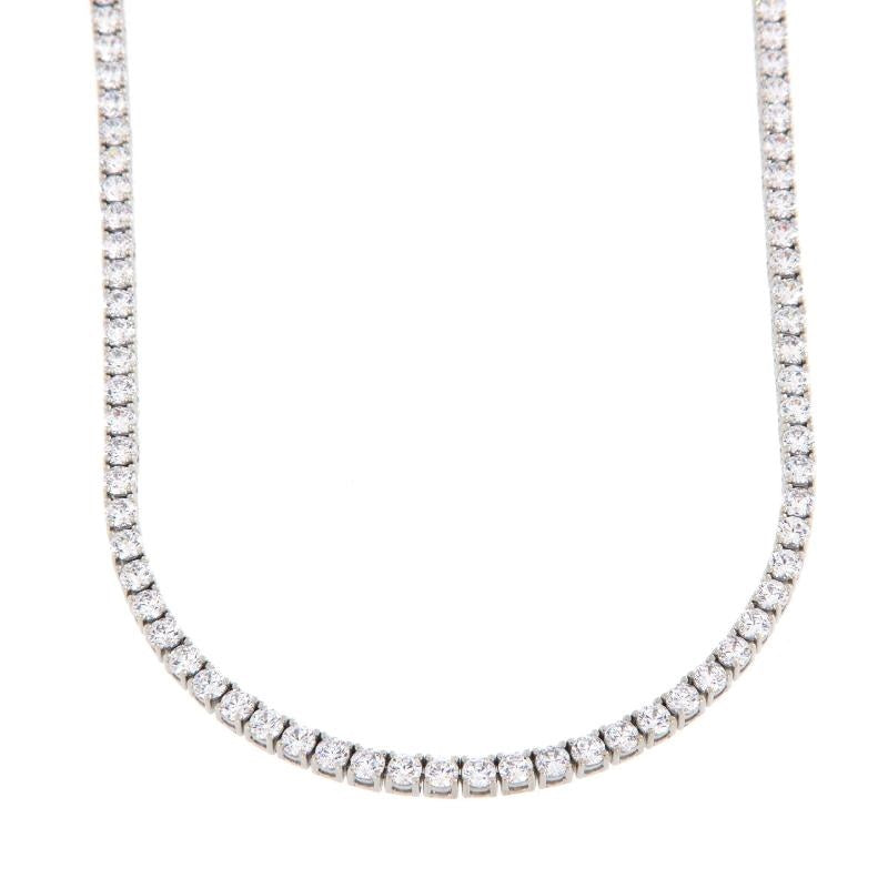 Maiocchi Silver Girocollo Tennis Argento e Zirconi