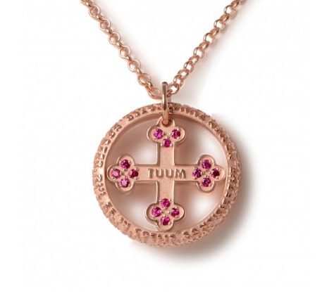 Tuum Flore Pink With Chain With Rubies