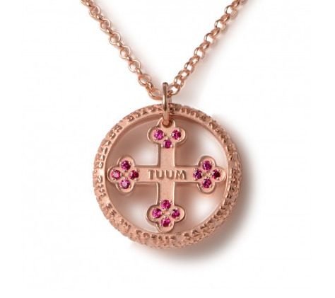  Tuum Flore Pink With Chain With Rubies